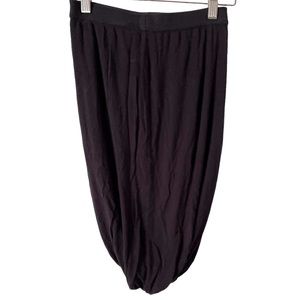 T by Alexander Wang Twist Skirt Stretch Jersey Black Small‎